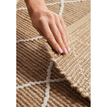 Ručne tkaný jutový koberec v prírodnej farbe 80x150 cm Kunu – Hanse Home - Image 11
