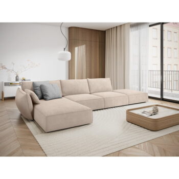 Béžová rohová pohovka (ľavý roh) Vanda - Mazzini Sofas - Image 5