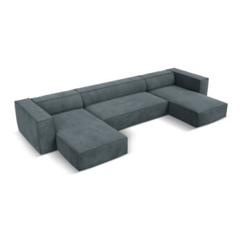 Rohová pohovka (do "U") v petrolejovej/sivej farbe Madame - Windsor & Co Sofas - Image 2