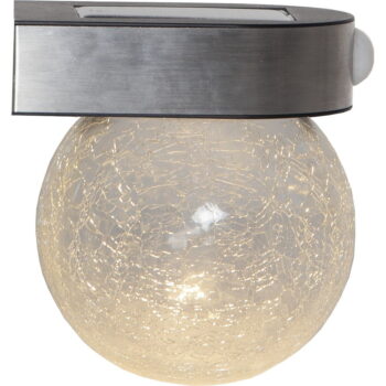 Vonkajšie nástenné solárne LED svietidlo Star Trading Glory, výška 14,5 cm - Image 3