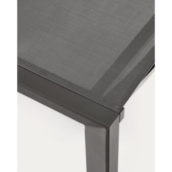Čierne kovové záhradné ležadlo Canutells – Kave Home - Image 6