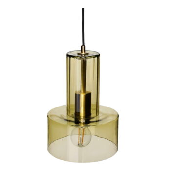 Zelené sklenené závesné svietidlo ø 20 cm Ripple – Hübsch - Image 4