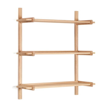 Modulárny policový systém z dubového dreva v prírodnej farbe 90x98 cm Sitra – Kave Home