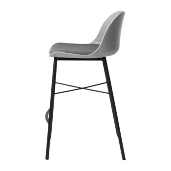 Sivá barová stolička Unique Furniture Whistler – Obrázok 3