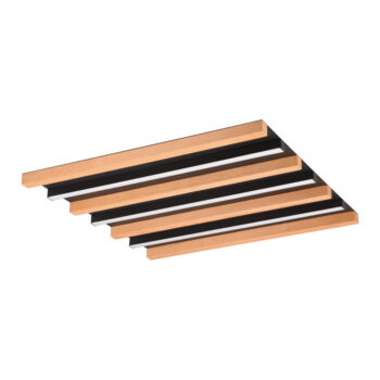 LED stmievateľné stropné svietidlo v čierno-prírodnej farbe 6x46 cm Fontana – Trio