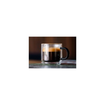 Sklenené hrnčeky v súprave 2 ks na espresso 80 ml Carbon – Vialli Design – Obrázok 3