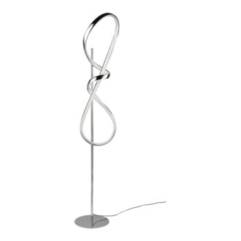 LED stojacia lampa v striebornej farbe (výška 140 cm) Padua – Trio – Obrázok 4