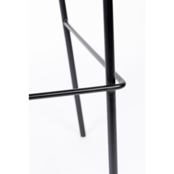 Sivé barové stoličky v súprave 2 ks 107 cm Donny - White Label - Image 2