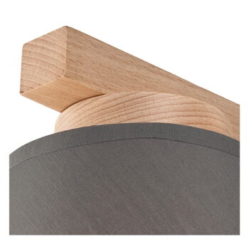 Sivé nástenné svietidlo ø 15 cm Ellie – LAMKUR - Image 5