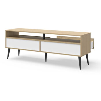 TV stolík v dekore duba v prírodnej farbe 150x54 cm Lake – TemaHome - Image 5