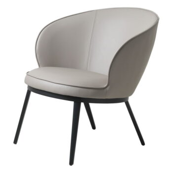 Sivobéžové kreslo z imitácie kože Gain – Unique Furniture – Obrázok 2