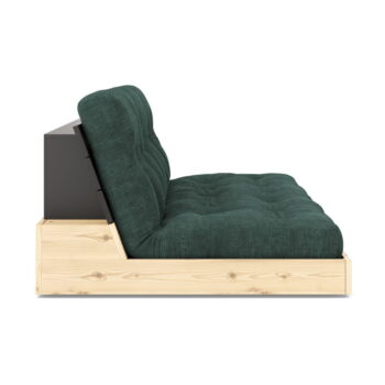 Tmavozelená menčestrová rozkladacia pohovka 196 cm Base – Karup Design – Obrázok 2