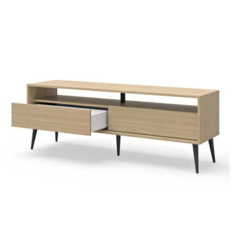 TV stolík v dekore duba v prírodnej farbe 150x54 cm Lake – TemaHome - Image 3