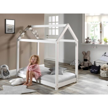 Biela detská domčeková posteľ Vipack Cabane, 70 x 140 cm - Image 3