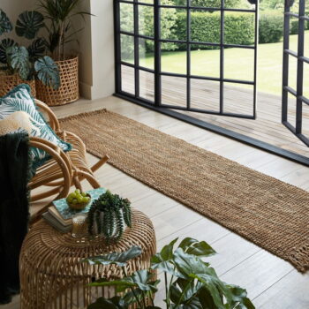 Hnedý jutový behúň Flair Rugs Jute, 60 x 230 cm – Obrázok 5