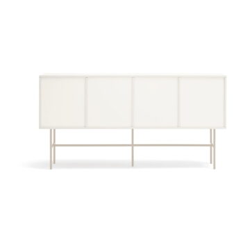 Béžovo-krémová nízka komoda s posuvnými dverami 180x91 cm Nube – Teulat – Obrázok 7