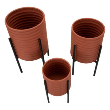 Kovové obaly na kvetináče v súprave 3 ks ø 36 cm Milly – Mauro Ferretti – Obrázok 6