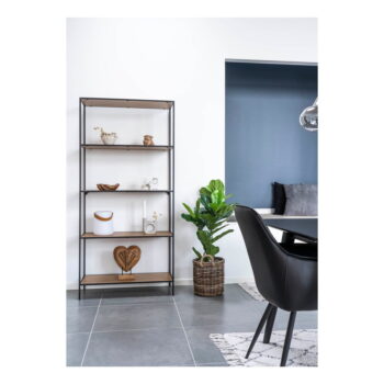Knižnica v dekore duba v prírodnej farbe 80x170 cm Vita – House Nordic - Image 7