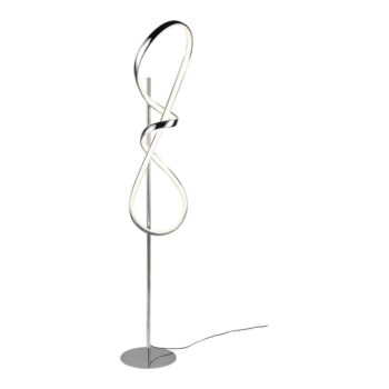 LED stojacia lampa v striebornej farbe (výška 140 cm) Padua – Trio – Obrázok 3
