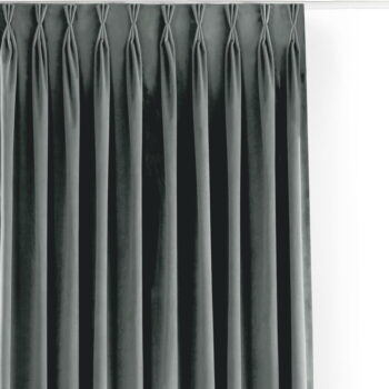 Sivý zamatový dimout záves 140x175 cm Velto – Filumi - Image 7