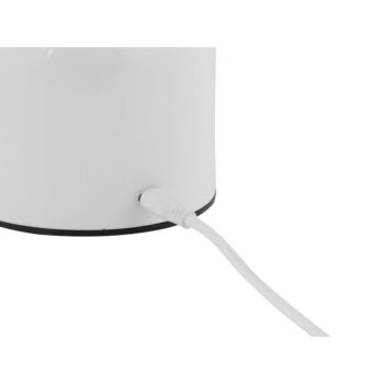 Biela LED stolová lampa s kovovým tienidlom (výška 14 cm) Impetu – Leitmotiv - Image 5