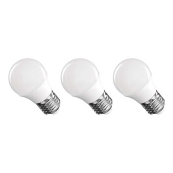 Teplé biele LED žiarovky v súprave 3 ks E27, 4 W – EMOS – Obrázok 3