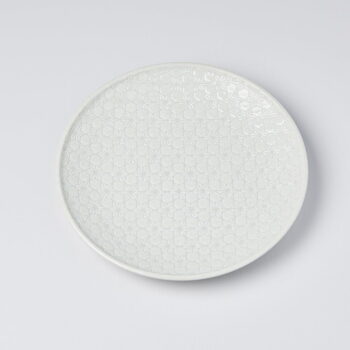 Biely keramický tanier Mij Star, ø 25 cm - Image 3