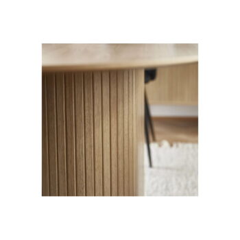 Jedálenský stôl s doskou v dubovom dekore 95x180 cm Nola – Unique Furniture - Image 4