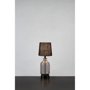 Čierna stolová lampa s tienidlom z juty (výška  43 cm) Costero – Markslöjd - Image 2