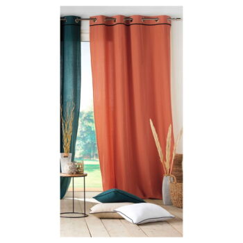 Záves v tehlovej farbe 135x240 cm Linette – douceur d'intérieur - Image 3