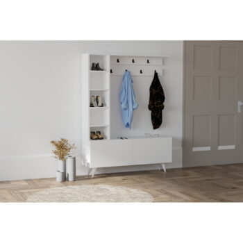 Biela predsieňová zostava Bahar - Kalune Design – Obrázok 3