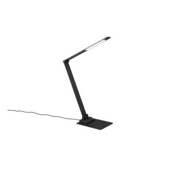 Čierna LED stmievateľná stolová lampa (výška 72 cm) Travis – Trio - Image 3