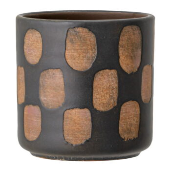 Terakotový kvetináč Bloomingville Avo Deco, výška 12 cm - Image 2