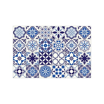 Sada 24 nástenných samolepiek Ambiance Decals Tiles Eusebio, 10 × 10 cm - Image 2
