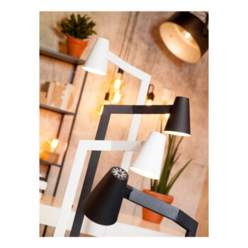 Biela stojacia lampa s kovovým tienidlom (výška 143 cm) Biarritz – it's about RoMi - Image 5