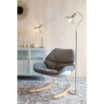 Stojacia lampa v zeleno-striebornej farbe Anshin - White Label - Image 7