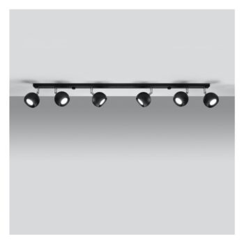 Čierne bodové svietidlo 10x118 cm Ollo – Nice Lamps - Image 3