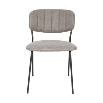 Sivé jedálenské stoličky v súprave 2 ks Jolien - White Label – Obrázok 6