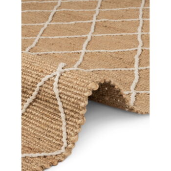 Ručne tkaný jutový koberec v prírodnej farbe 80x150 cm Kunu – Hanse Home - Image 10