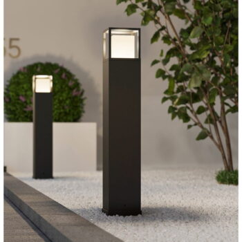 LED vonkajšie svietidlo (výška 80 cm) Witham – Trio - Image 2