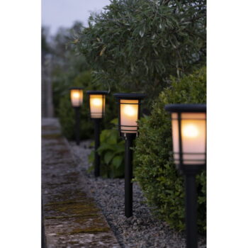 Vonkajšie solárne LED svietidlo Star Trading Flame, výška 53 cm - Image 4