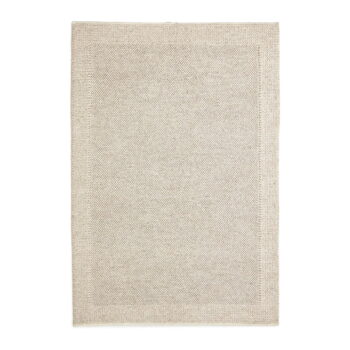 Krémový vlnený koberec 160x230 cm Minji – Kave Home