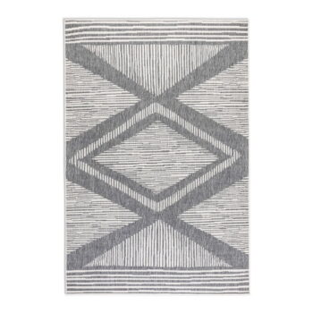 Krémovo-sivý vonkajší koberec 80x150 cm Gemini – Elle Decoration – Obrázok 3