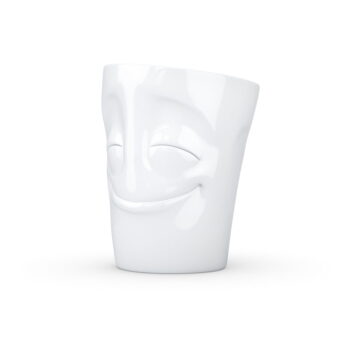 Biely spokojný porcelánový hrnček s uškom 58products, objem 350 ml - Image 4