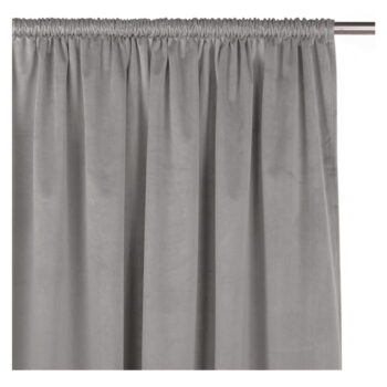 Sivý zamatový dimout záves 140x175 cm Velto – Filumi - Image 9
