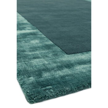 Ručne tkaný koberec s prímesou vlny v petrolejovej farbe 80x150 cm Ascot – Asiatic Carpets - Image 3
