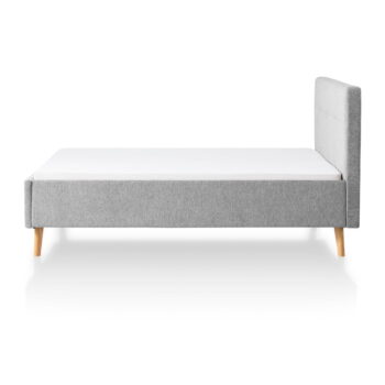 Svetlosivá čalúnená dvojlôžková posteľ 180x200 cm Smart – Meise Möbel - Image 4