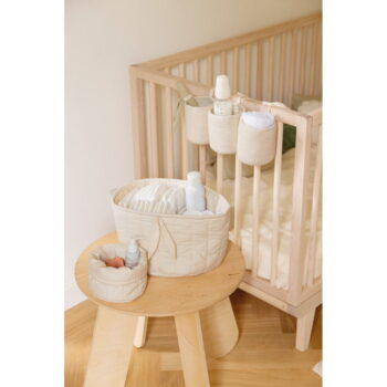 Krémové látkové detské úložné boxy v súprave 2 ks ø 30x20 cm Bambia Natural – Lorena Canals - Image 10