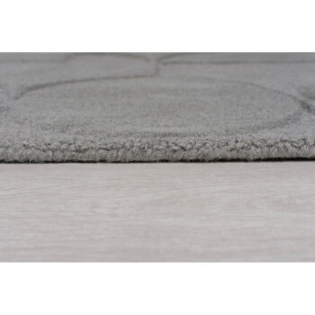Sivý vlnený okrúhly koberec ø 160 cm Gigi - Flair Rugs - Image 4