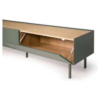 Zelený/v prírodnej farbe TV stolík v dekore duba 180x45 cm Arista – Teulat - Image 9